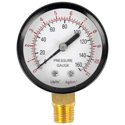 Air Gauge 160psi/11bar 1/4'm For Sg Ppx1 10l Paint Pot